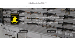 Desktop Screenshot of goldeagleairsoft.com